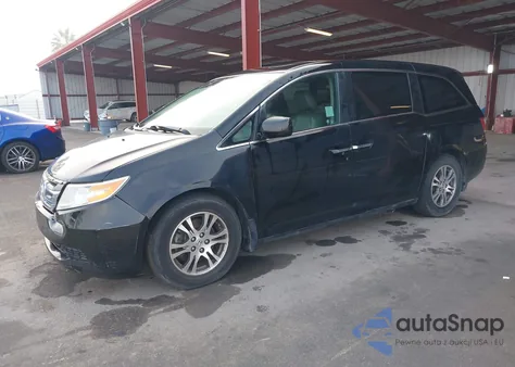 2012 Honda Odyssey Ex-L из США, поврежденный, VIN 5FNRL5H64CB048739
